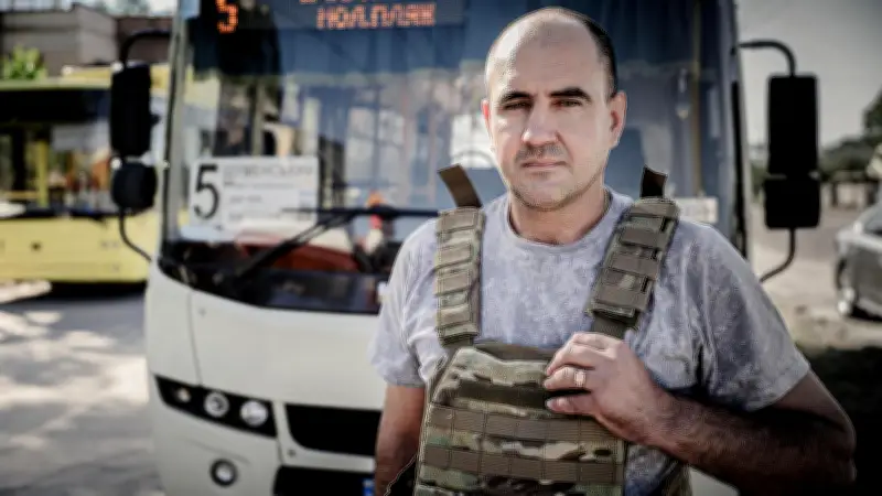 Busfahrer in Cherson trotzen täglich dem ukrainischen Drohnenbeschuss