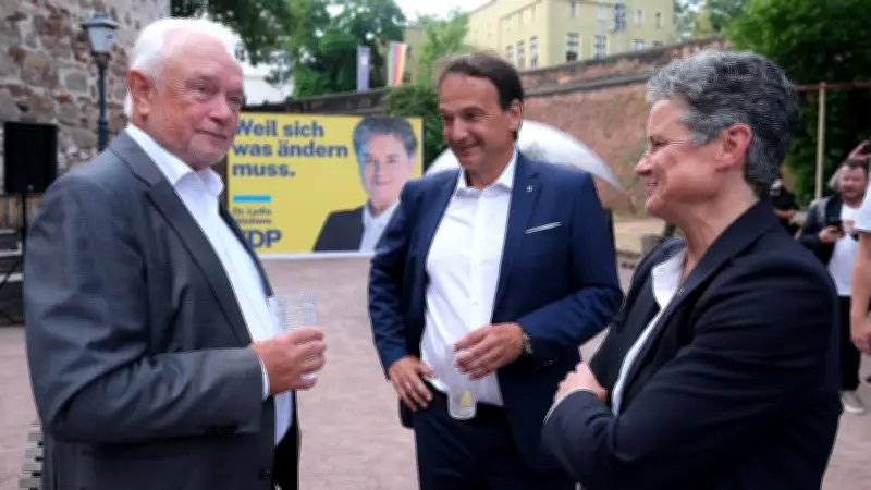 FDP-Chef Kubicki startet Ost-Wahlkampf in Halle: „Freiheit muss erkämpft werden“