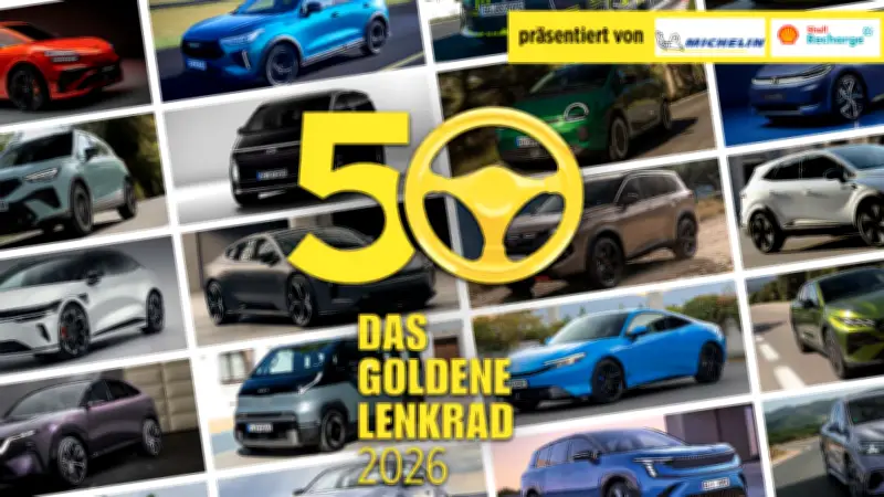 Goldenes Lenkrad 2026: Kia Sportage im Wert von 43.100 Euro gewinnen