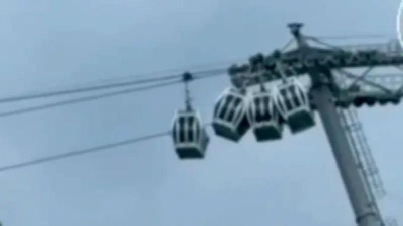 Seilbahn-Stau über Wolga: 16 Menschen aus Gondeln gerettet