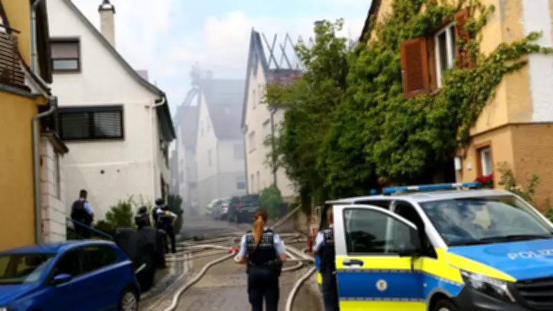 SEK-Einsatz nach Dachstuhlbrand in Ingersheim: Person vermisst