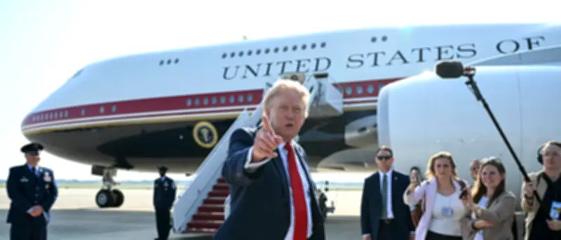 Trump fliegt erstmals mit geschenktem Katar-Jumbojet – Air Force One „wunderschön“