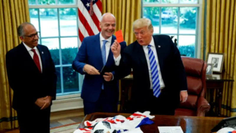 Trump ruft Infantino an: Rote Karte gegen Balogun aufgehoben