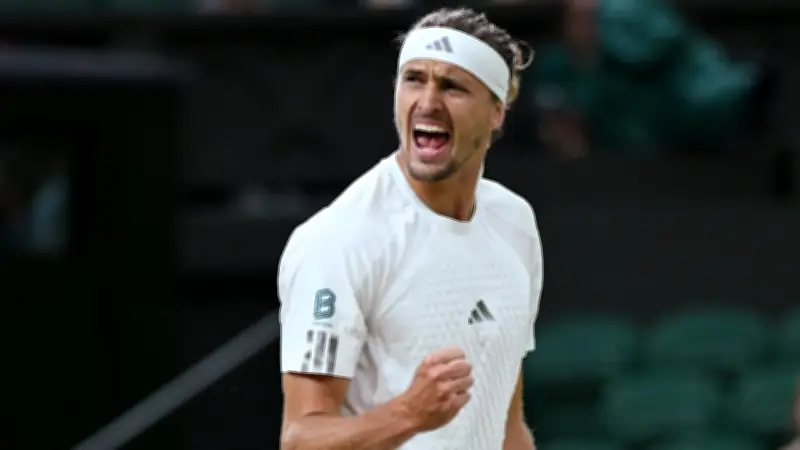 Zverev erreicht nach 20 Stunden erstes Wimbledon-Viertelfinale