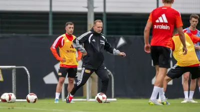 Union-Trainer Lustrinelli: Volle Energie und Teamfokus im Training