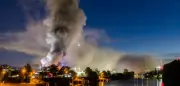 Großbrand am Stuttgarter Großmarkt: Größter Feuerwehreinsatz seit Jahren