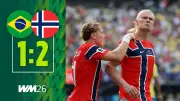 Norwegen-Wahnsinn: Haaland zerlegt Brasilien im WM-Achtelfinale