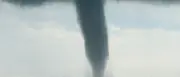 Tornado auf dem Bodensee vor Friedrichshafen gesichtet
